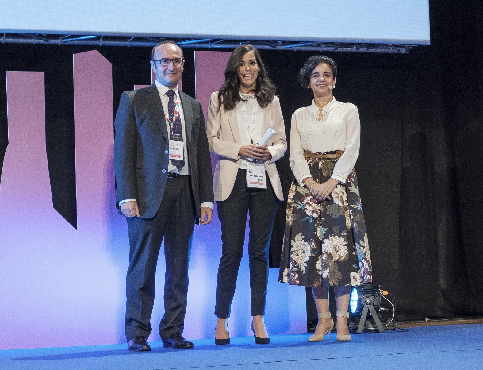Fotografía de la entrega de premios